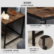 【TaKaYa】L型木紋工作桌120+80cm／附插座／辦公桌／電腦書桌(復古／工業風／抽屜/台灣製造)