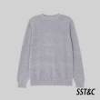 【SST&C 換季６５折】雲灰色橫向織紋針織衫1112309007