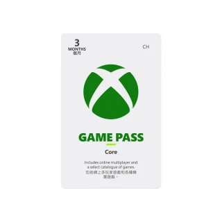 【Microsoft 微軟】Xbox Game Pass Core 3個月(下載版/購買後無法退換貨)