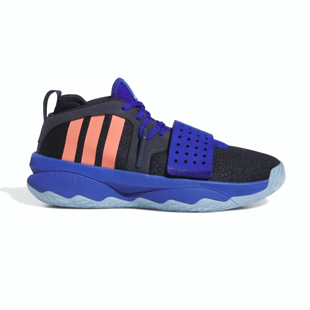 adidas 愛迪達】DAME 8 EXTPLY Lillard 男鞋黑藍色聯名款籃球鞋IG8085