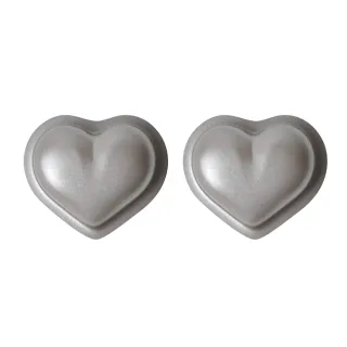 【CHA-CHA-LIFE】愛心造型 瑪德蓮不沾模具-2入(巧克力模具/烘焙用具)