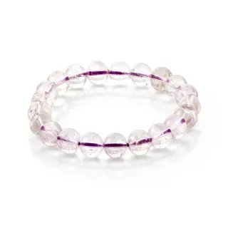 【Woogie武吉珠寶】彩虹梵天爆花白水晶手鍊(9mm)