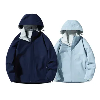 【Alishia】男女款防風單層衝鋒外套(現+預  黑 / 深藍 / 白 / 紫 / 淡藍)