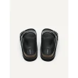 【PEDRO】Helix 金屬扣環個性涼鞋-黑/白色(小CK高端品牌)