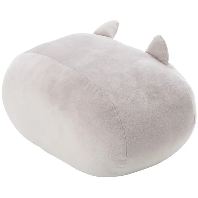 【NITORI 宜得利家居】QQ靠墊 MOCHIMOCHI 灰貓 SC142(QQ靠墊 灰貓 MOCHIMOCHI)