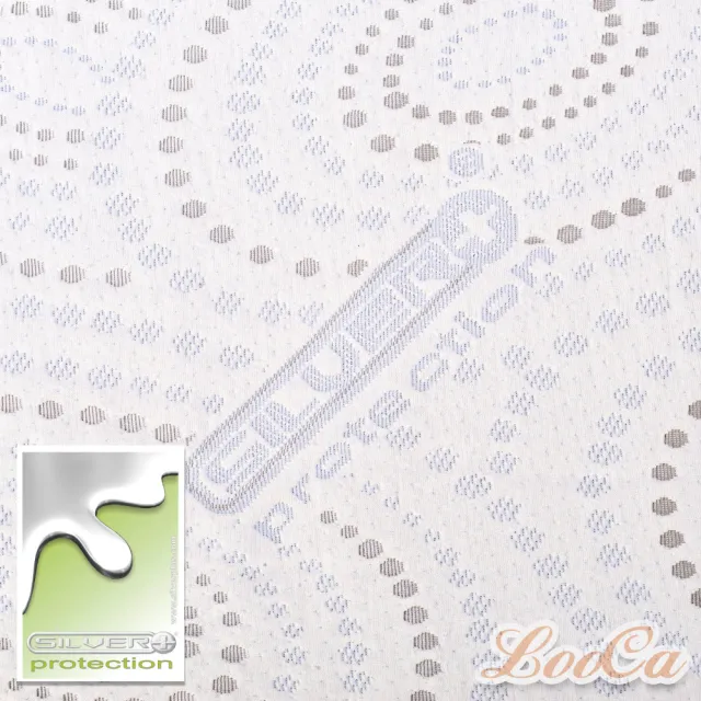 【LooCa】銀離子抗菌5cm比利時進口乳膠床(加大6尺★限量出清)