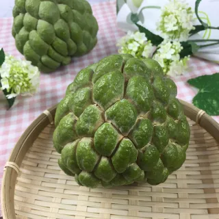 【初品果】台東知本大目釋迦禮盒5斤6-7顆x1盒(3/2陸續出貨_每顆380g-450g_春節禮盒/春節送禮_重量含箱重)