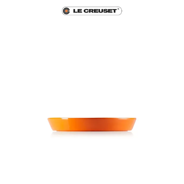 【Le Creuset】瓷器新采和風系列圓盤17cm(火焰橘)