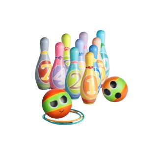 【Giscoo 聚思庫】兒童保齡球玩具組(親子互動 運動 兒童 軟棉)
