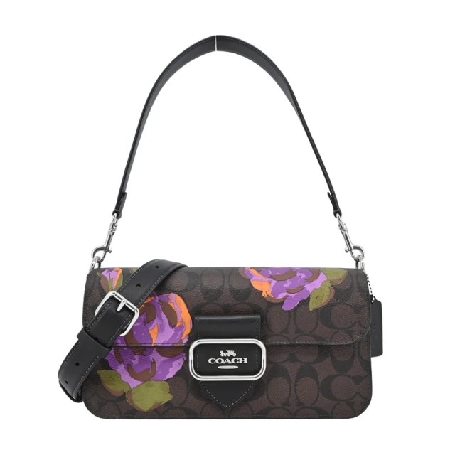 COACH Topia 鱷魚紋皮革手拿包(黑色)評價推薦