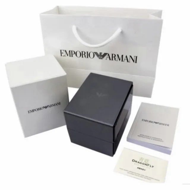 【EMPORIO ARMANI 亞曼尼】官方授權E1 男 簡約時尚皮帶男腕錶-深藍 錶徑43mm-贈高檔6入收藏盒(AR11135)