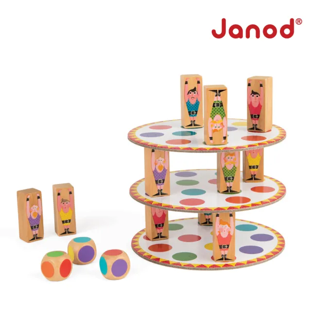 【法國Janod】趣味桌遊-疊疊塔(人氣桌遊)