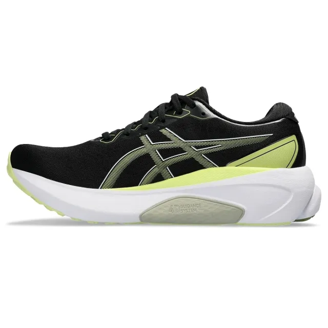 asics 亞瑟士】GEL-KAYANO 30 2E 男款寬楦緩震支撐穩定慢跑鞋黑黃