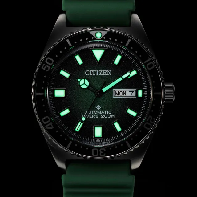 【CITIZEN 星辰】PROMASTER 200米潛水機械錶 腕錶 男錶 手錶(NY0120-01Z 慶端午/指針手錶/包粽)