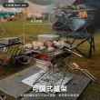 【Campingmoon 柯曼】加厚不鏽鋼焚火台 MT-055(加厚 燒烤爐 MT055 附收納袋 烤肉架 露營 逐露天下)