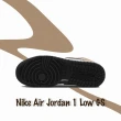 【NIKE 耐吉】Air Jordan 1 Low 女鞋 大童 卡其色 棕色 焦糖摩卡 爆裂紋 喬丹 經典 運動 休閒鞋 DZ5368-201