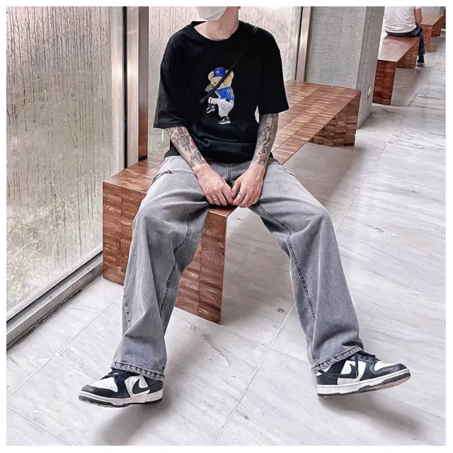 【Dition】美式短袖上衣 泰迪熊大聯盟投手短T(男女可穿 台灣製)