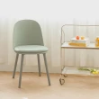 【完美主義】北歐馬卡龍弧形加厚軟墊餐椅/休閒椅-2入(多色)