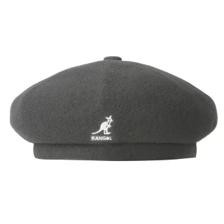 【KANGOL】WOOL JAX貝蕾帽(灰色)