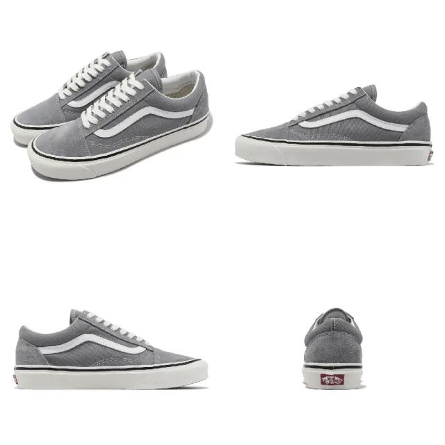 VANS】休閒鞋Old Skool 36 DX 男鞋女鞋灰白麂皮經典(VN0A4BW3BM7