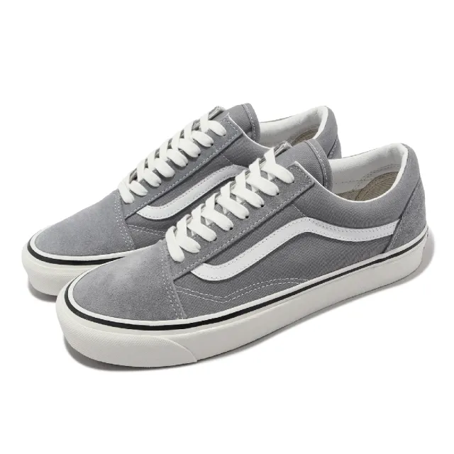 VANS】休閒鞋Old Skool 36 DX 男鞋女鞋灰白麂皮經典(VN0A4BW3BM7