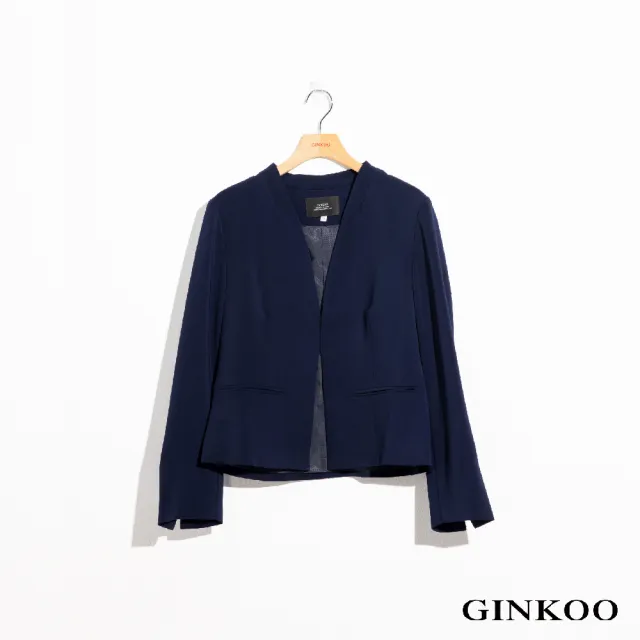 【GINKOO 俊克】V領西裝外套