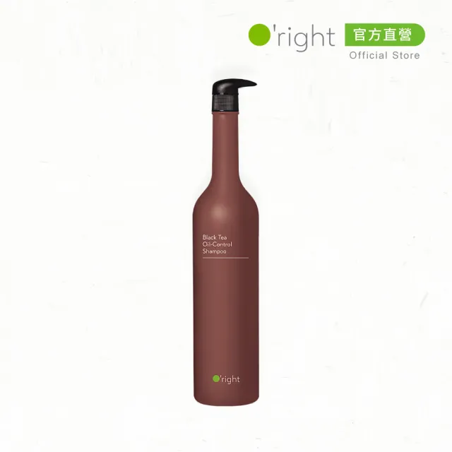 【O’right 歐萊德】沁漾紅茶控油洗髮精1000ml(momo獨家限定)