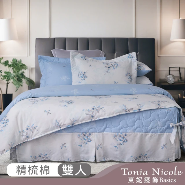Tonia Nicole 東妮寢飾Tonia Nicole 東妮寢飾 100%精梳棉六件式兩用被鋪棉床罩組-琉璃花苑(雙人)
