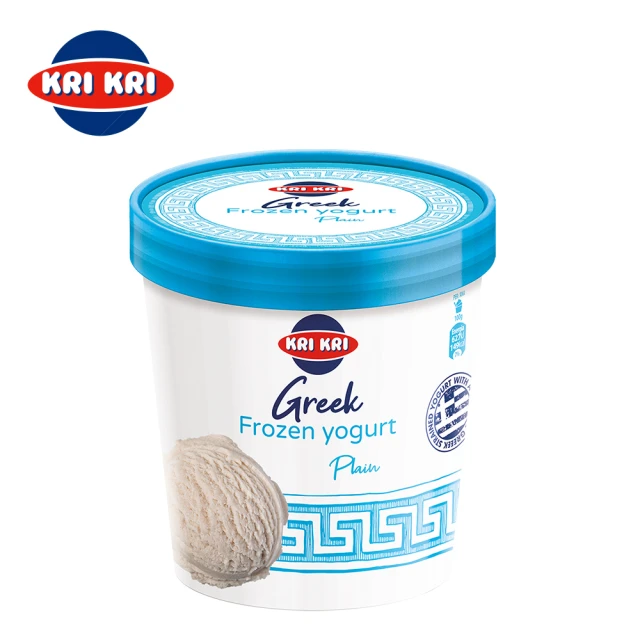 Kri Kri 希臘優格 冰淇淋 原味 320g(卡路里低、不含麩質 原味)