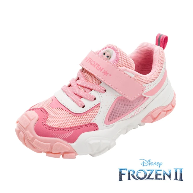 Disney 迪士尼 正版童款 冰雪奇緣 清量電燈鞋/透氣 