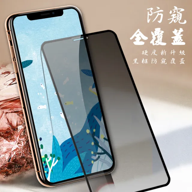 【KL鋼化膜】IPhone 15 PRO 鋼化膜滿版防窺黑框手機保護膜