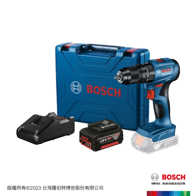 BOSCH 18V 鋰電免碳刷電鑽/起子機 GSB 185-LI (5.0Ahx1)