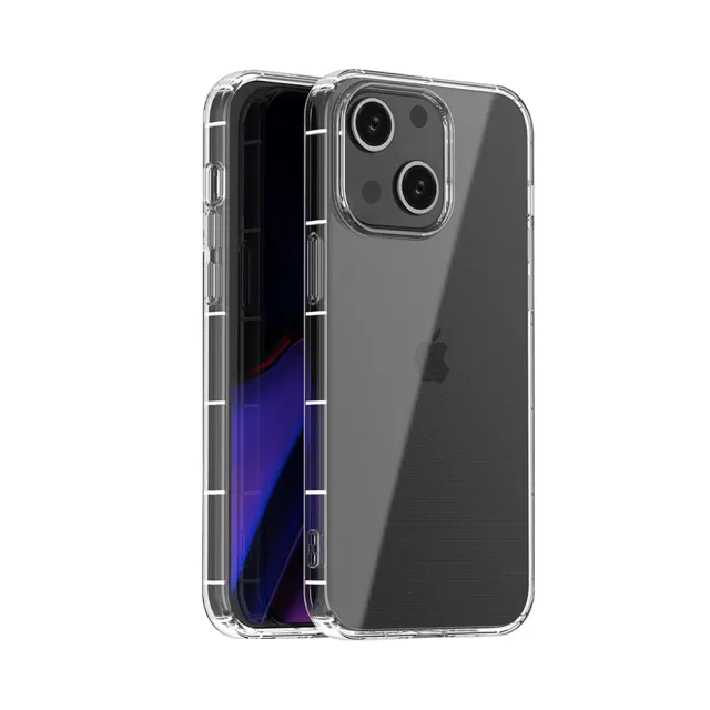【SuperPG】IPhone 15 PLUS 6.7吋 加厚防摔清水殼空壓殼保護套