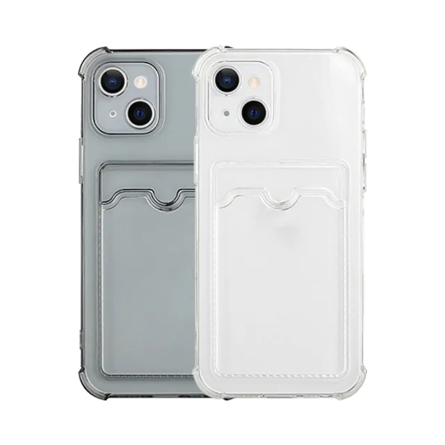 【SuperPG】IPhone 15 PLUS 6.7吋 第二代防摔加厚四角防摔插卡保護套