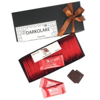 【多儂莊園工坊】85% 黑巧克力 45片 禮盒(巧克力禮盒  Darkolake 情人節禮物)_母親節禮物