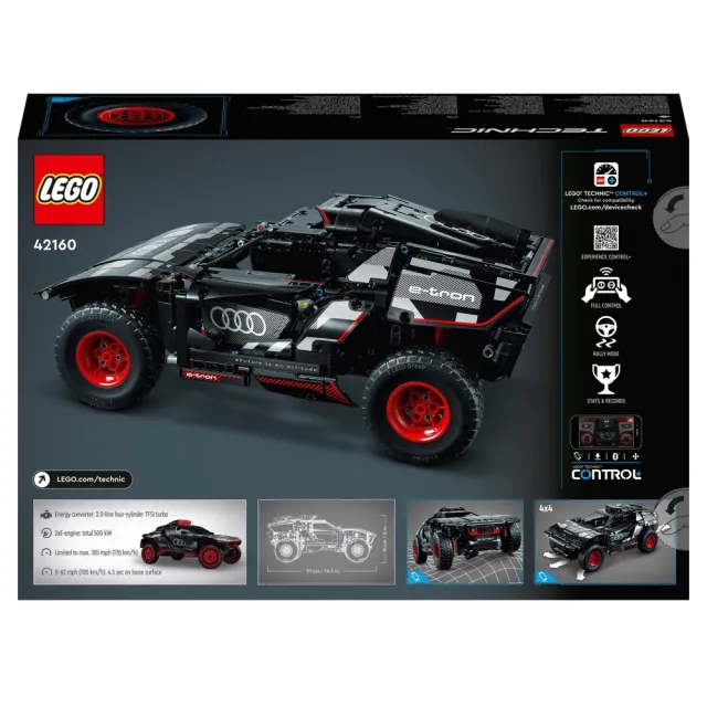 【LEGO 樂高】42160 TECHNIC科技系列 Audi RS Q e-tron(奧迪 車輛 積木 模型)