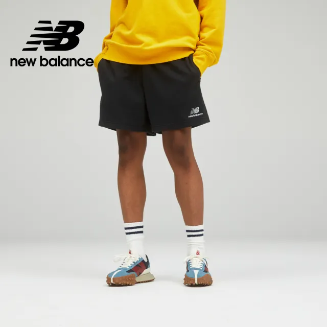 【NEW BALANCE】NB 棉質短褲_男性_黑色_US21500BK