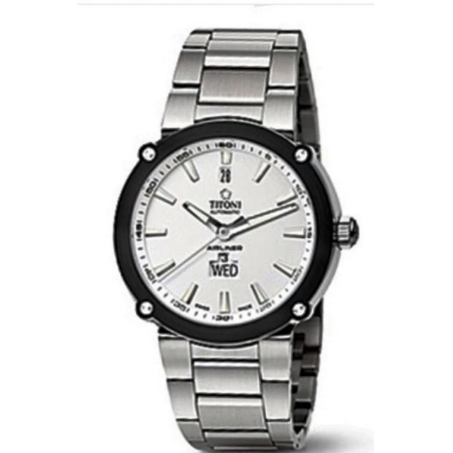 【TITONI 梅花錶】官方授權T1 男 都會時尚機械腕錶-錶徑42mm-贈高檔6入收藏盒(93925S-247)