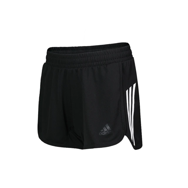 adidas 愛迪達 ADIDAS D2M KNIT SHORT 女款短褲 運動短褲 三線 黑(CV3341)