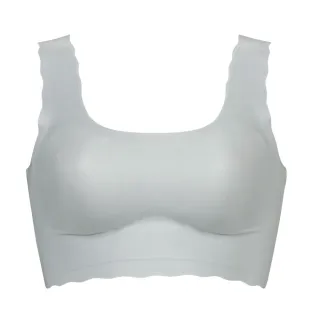【Wacoal 華歌爾】GOCOCI M-LL無鋼圈內衣 套穿式無痕親膚-NB9665LG(銀灰)