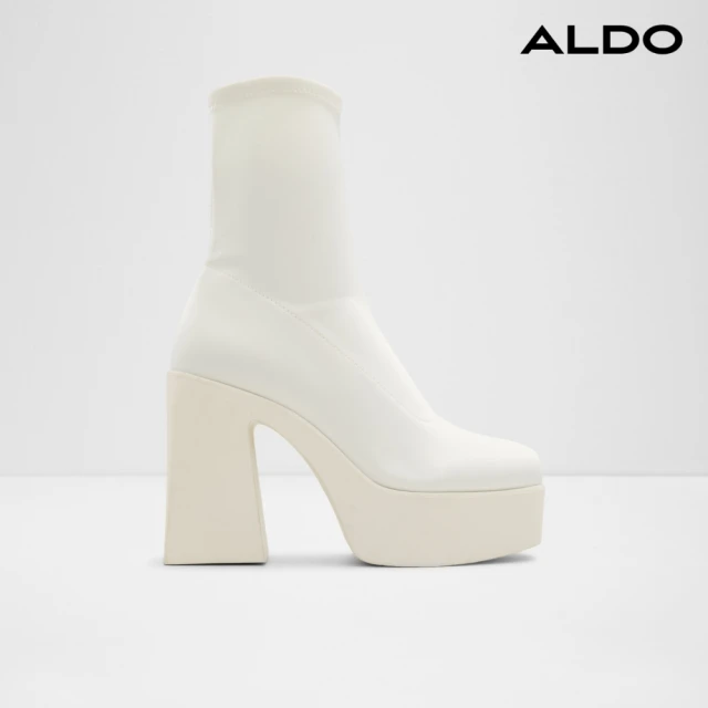 ALDOALDO GRANDSTEP-彈力時尚女神氣質中筒靴-女(白色)