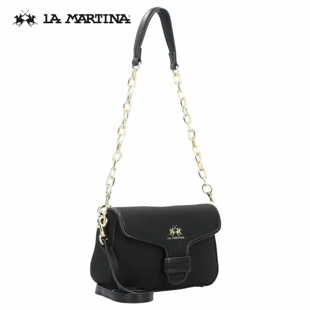 【LA MARTINA】雙11 義大利原裝進口 限量2折 頂級金標素面肩背包 1057T 全新專櫃展示品(