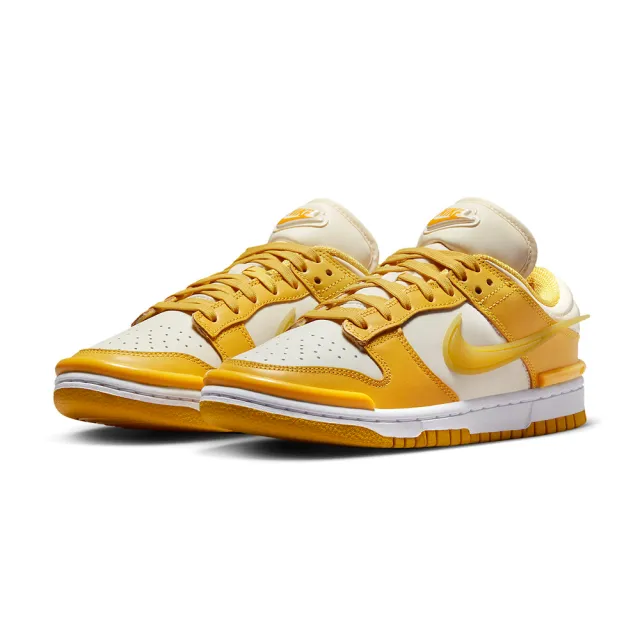 NIKE 耐吉】Dunk Low Twist 女鞋椰奶黃色小Ambush 經典穿搭夏日休閒鞋