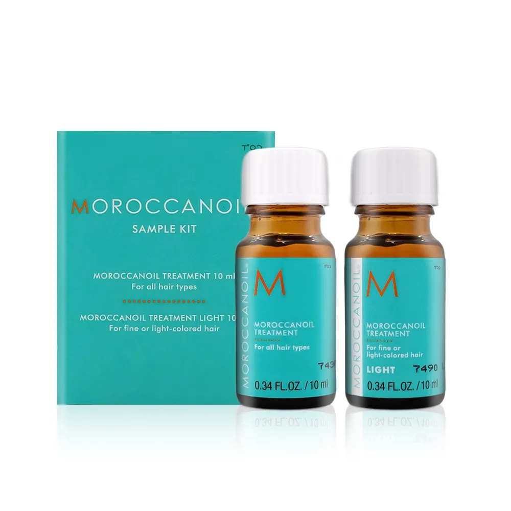 【摩洛哥優油】MOROCCANOIL 旅行組(公司貨 優油10ml+輕優油10ml)