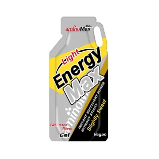 【aminoMax 邁克仕】EnergyMax Light能量包energy gel-綠茶口味 32ml*10包(能量包)
