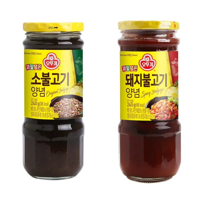 【不倒翁】韓式燒烤醬(原味、辣味-兩種口味任選)