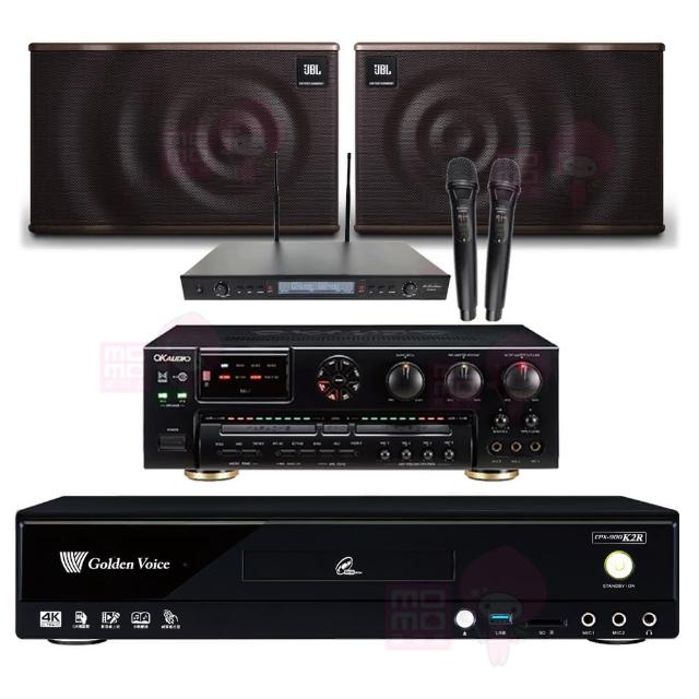 【金嗓】CPX-900 K2R+OKAUDIO AK-7+SR-889PRO+JBL MK10(4TB點歌機+擴大機+無線麥克風+卡拉OK喇叭)