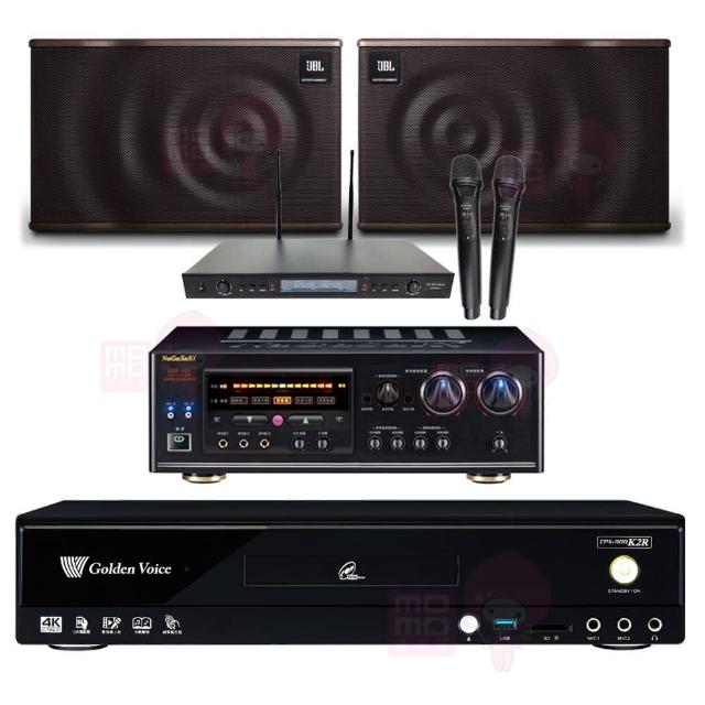 【金嗓】CPX-900 K2R+DSP-A1II+SR-889PRO+JBL MK08(4TB點歌機+擴大機+無線麥克風+喇叭)
