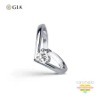 【彩糖鑽工坊】GIA 鑽石 30分 D成色 EX完美車工 V型皇冠 鑽石戒指