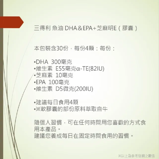 【Suntory 三得利】魚油DHA&EPAx1瓶+30包隨手包(共240顆)